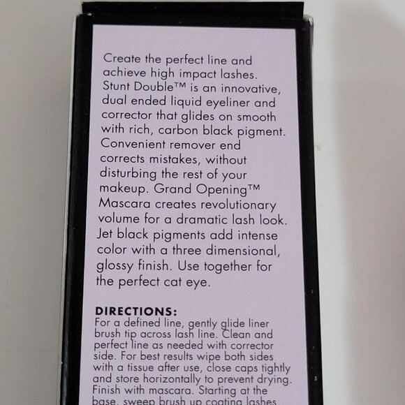 KRISTOFER BUCKLE - Stunt Double Dual Ended Mascara eyeliner set - Picture 9 of 14